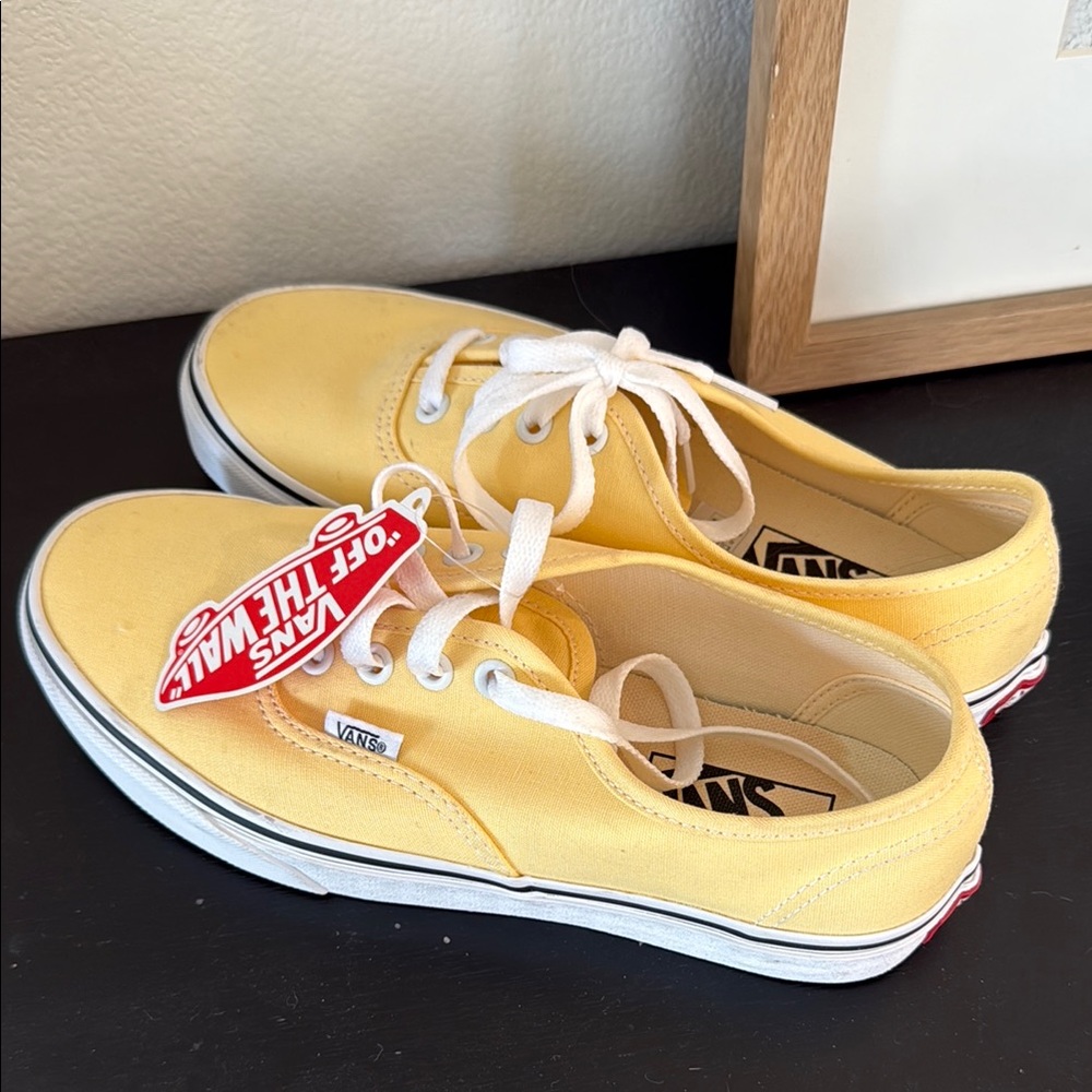Vans Yellow Canvas Sneakers